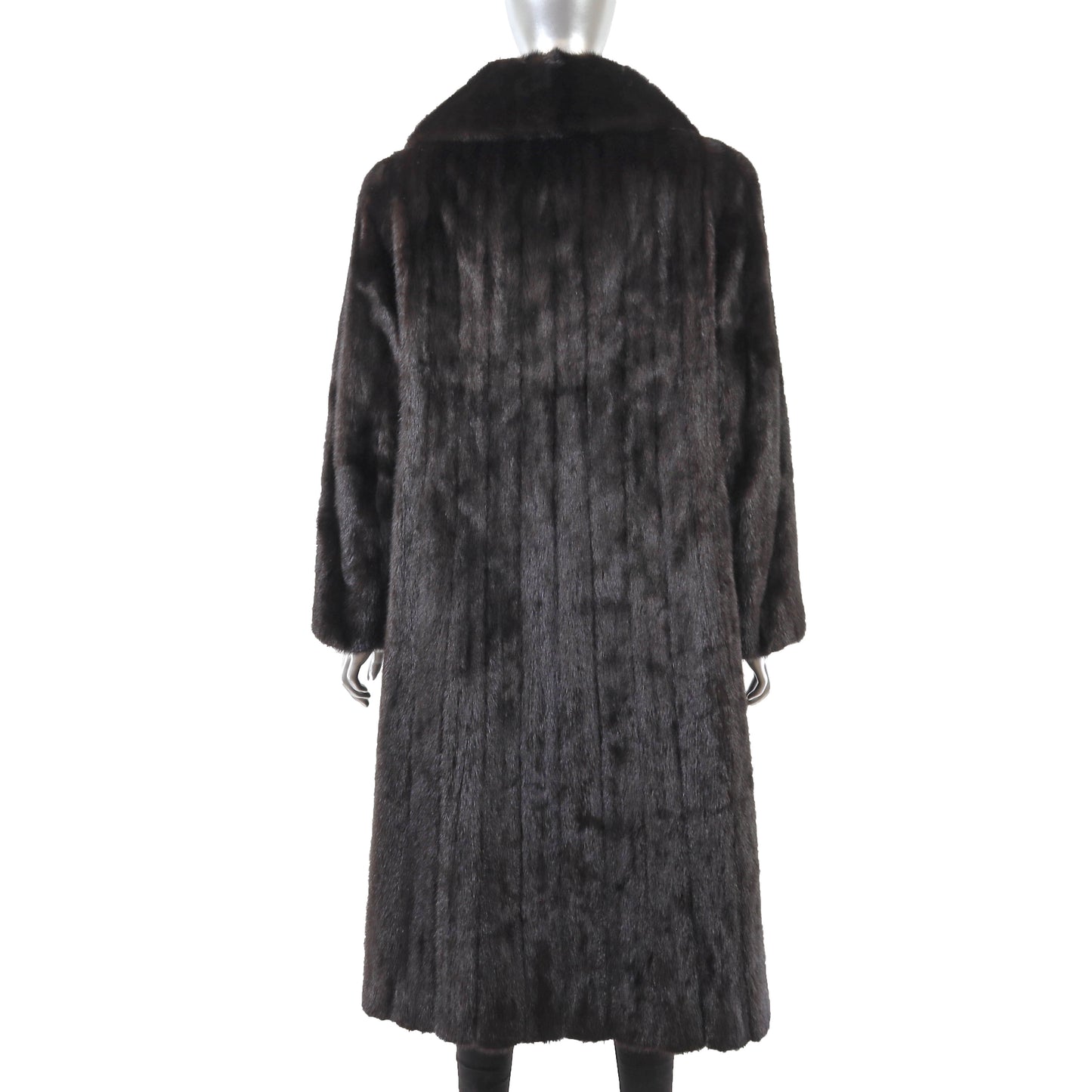 Black Mink Coat- Size M