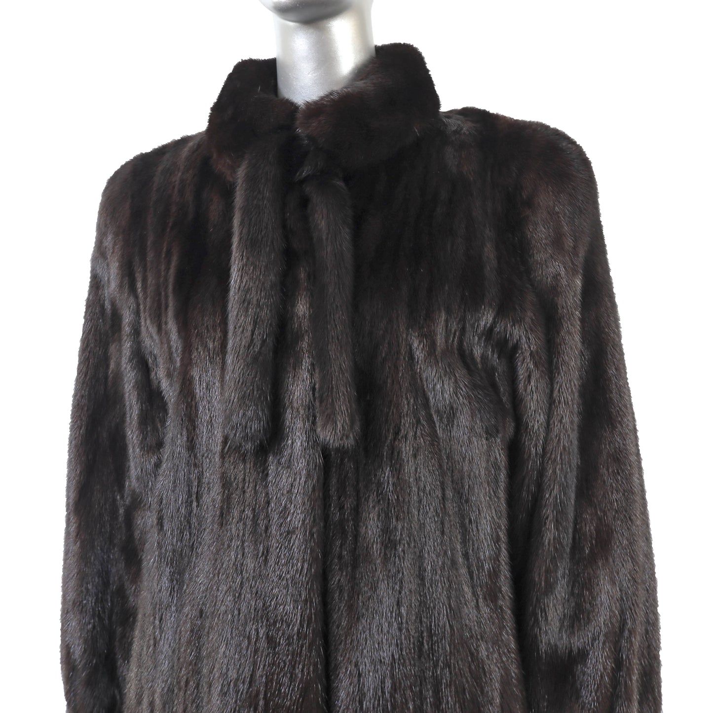 Black Mink Coat- Size L