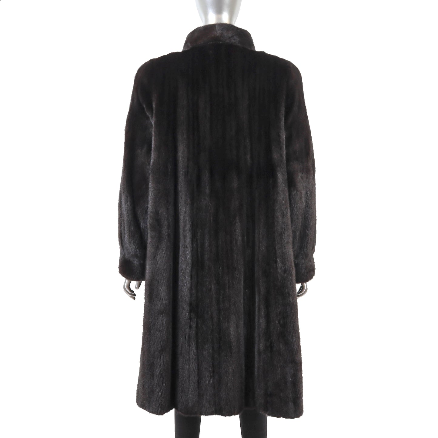 Black Mink Coat- Size L