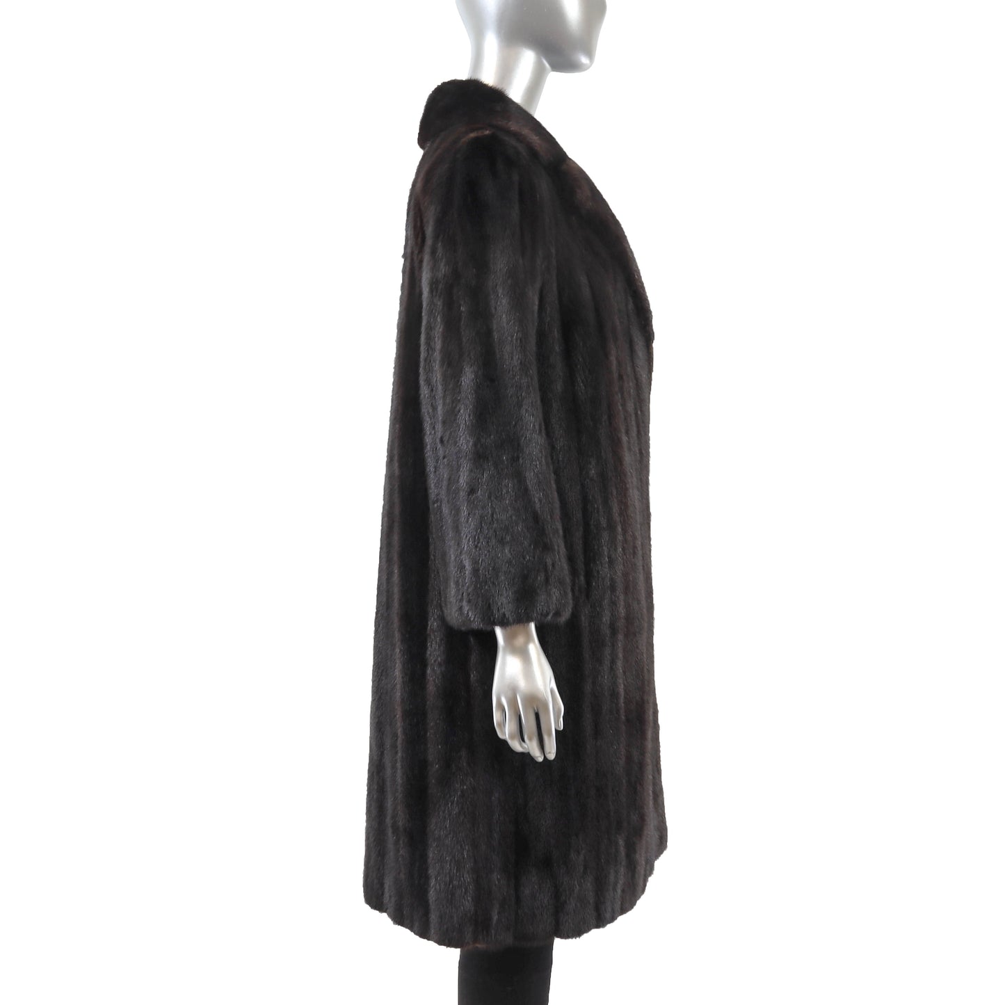 Dark Brown Mink Coat- Size M