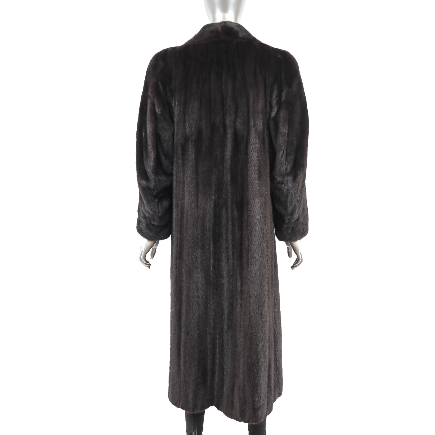 Black Mink Coat- Size M