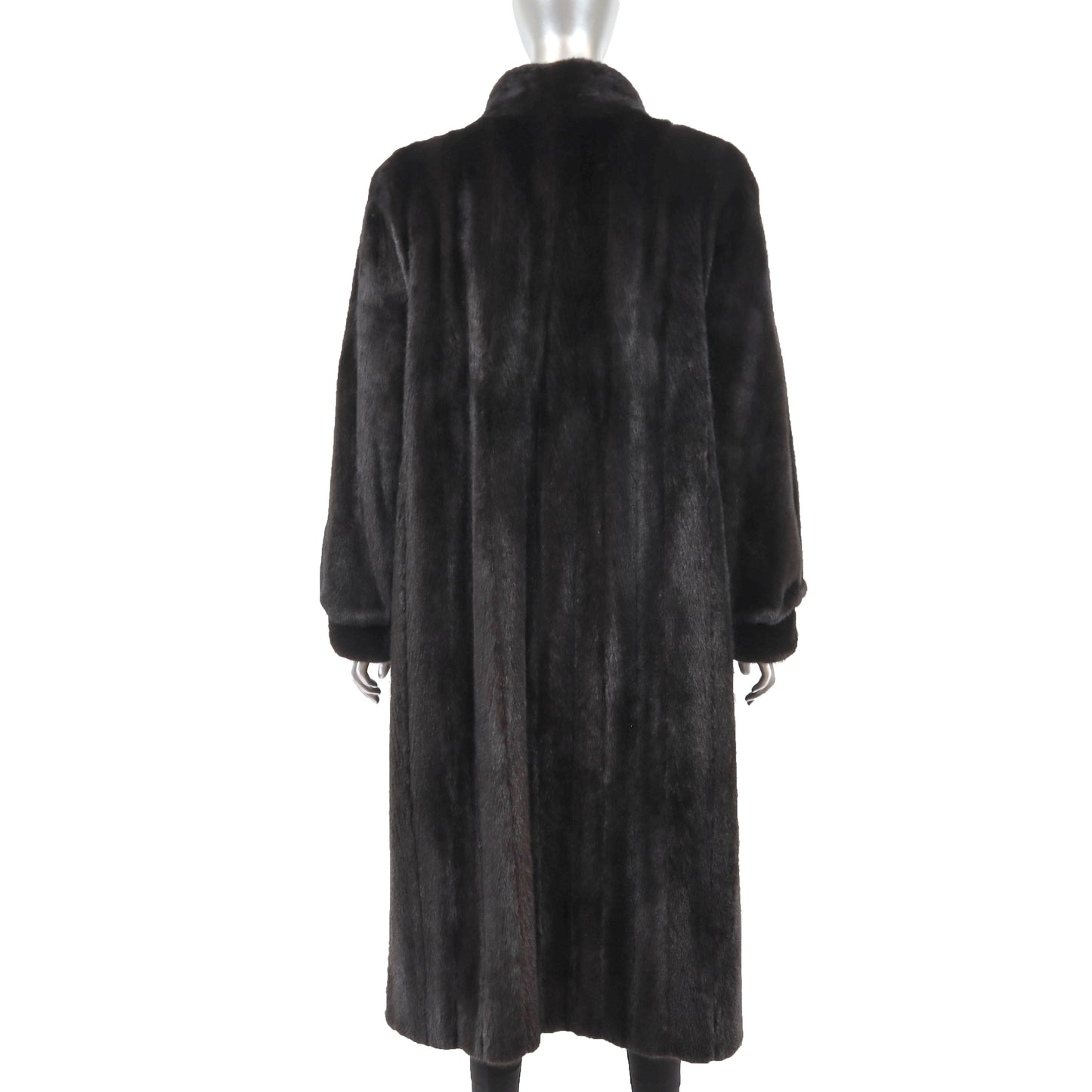 Blackglama/ Adolfo Black Mink Coat- Size XL