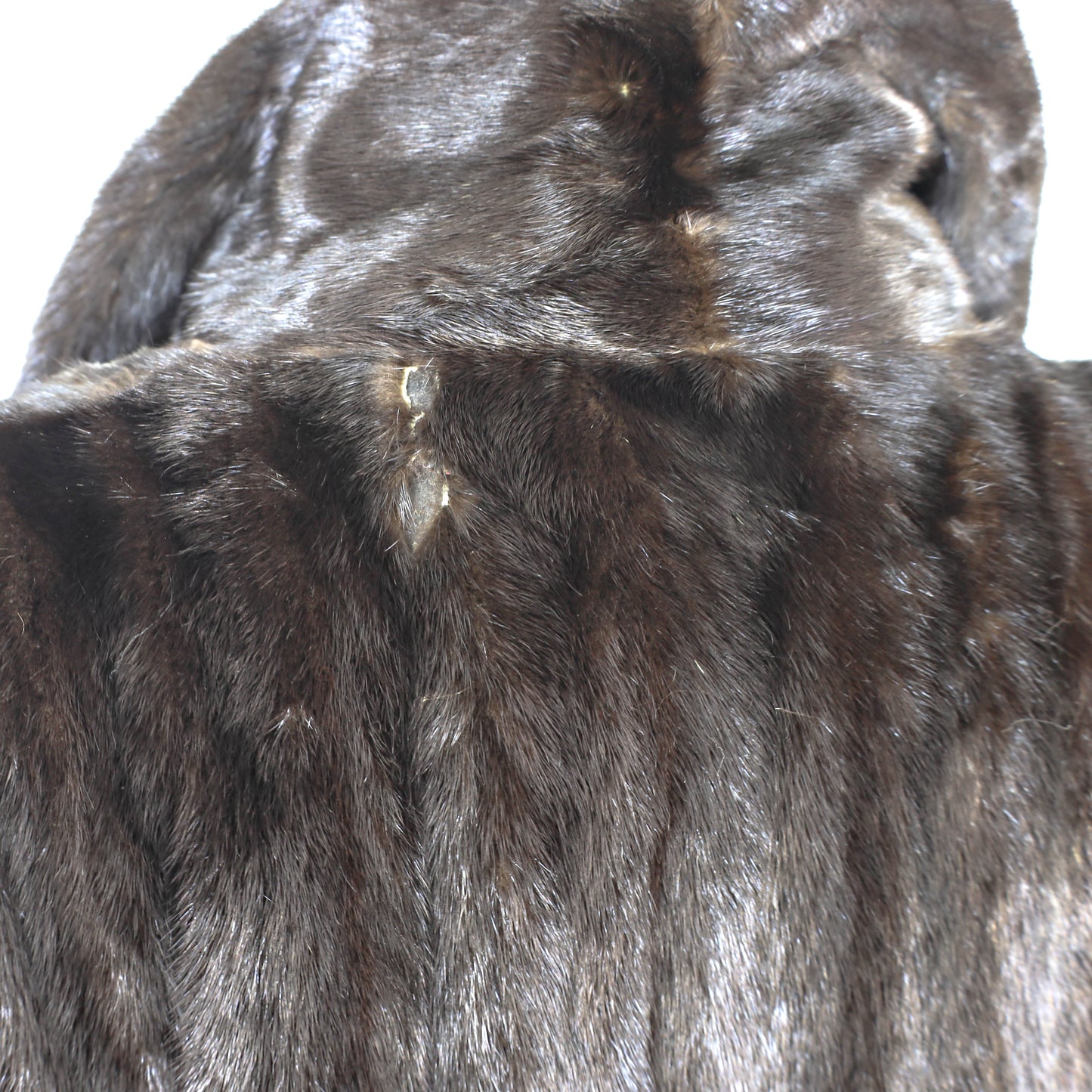 Black Mink Coat- Size XL