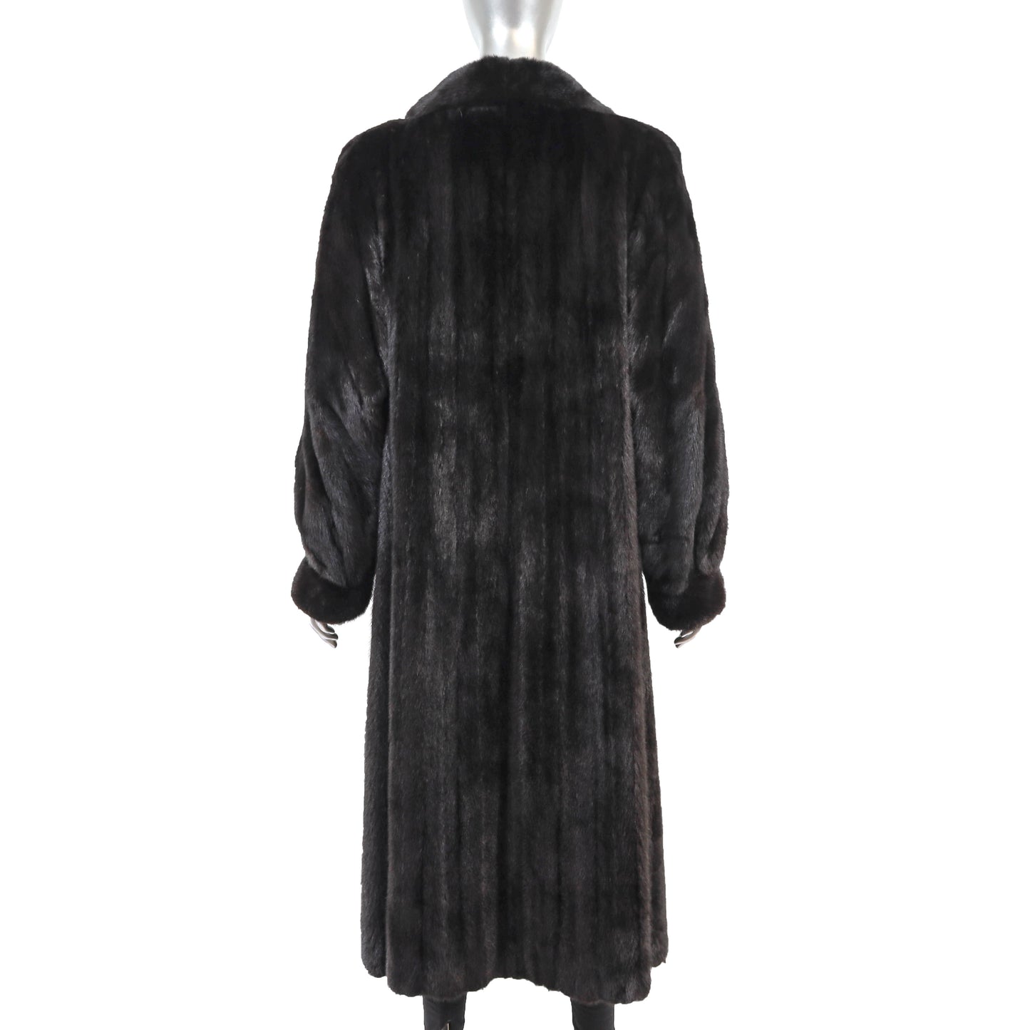 Black Mink Coat- Size L