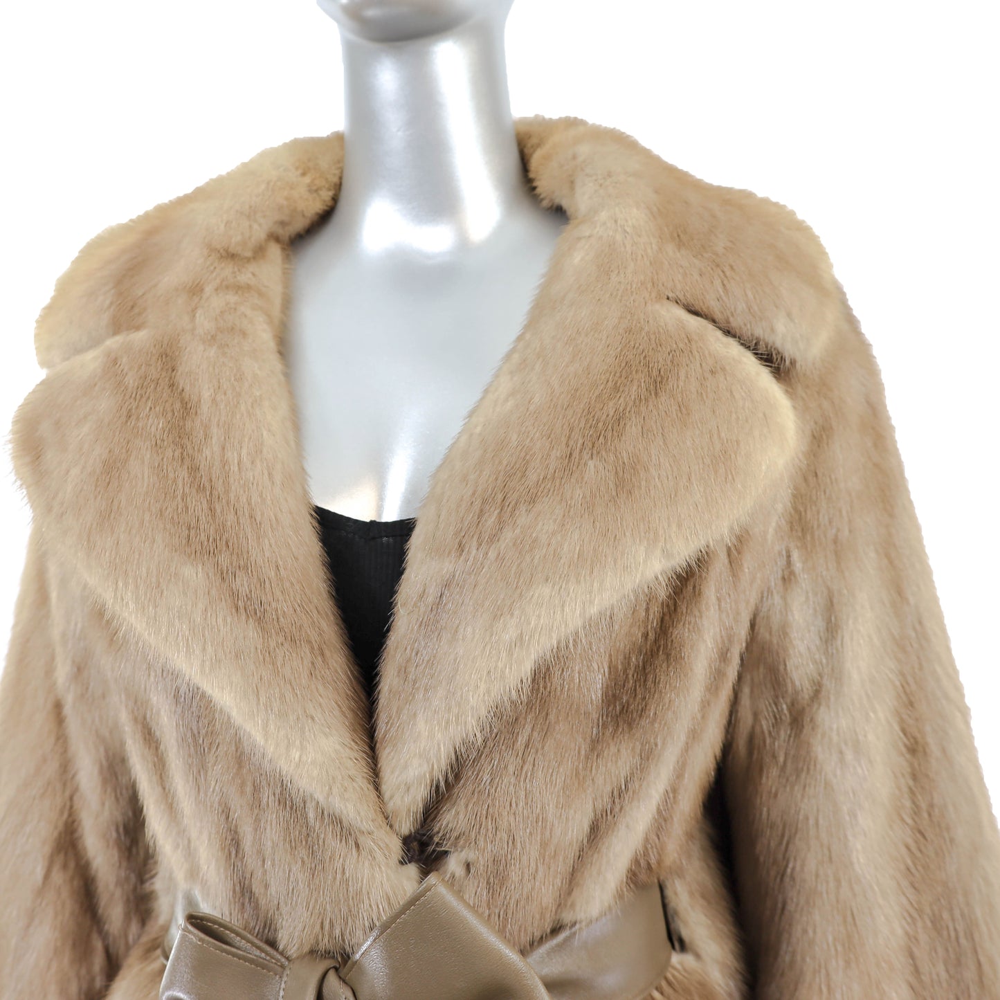 Autumn Haze  Mink 3/4 Coat- Size M