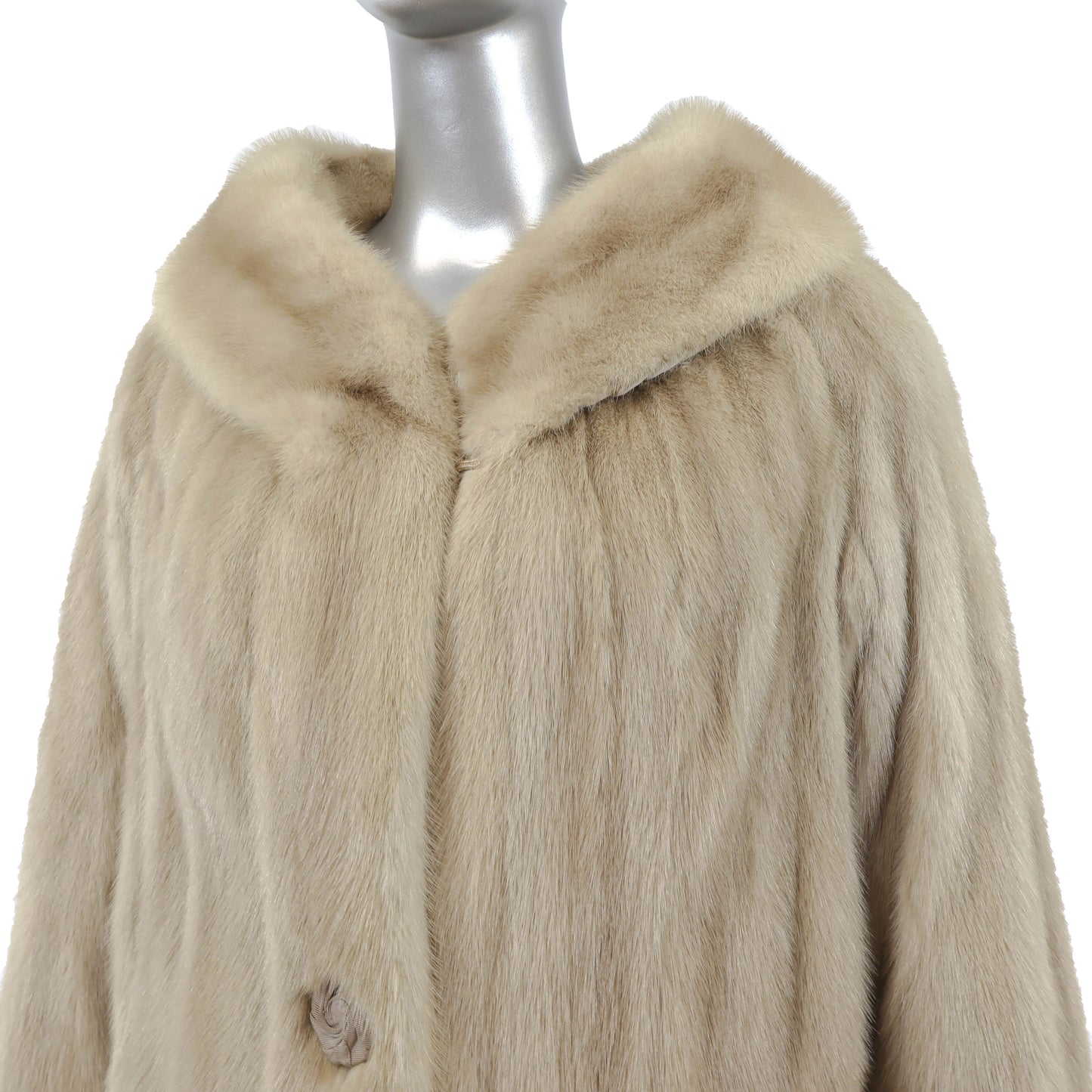 Ivory Mink Coat- Size M