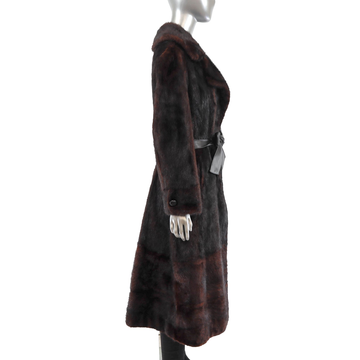 Brown Mink Coat- Size S