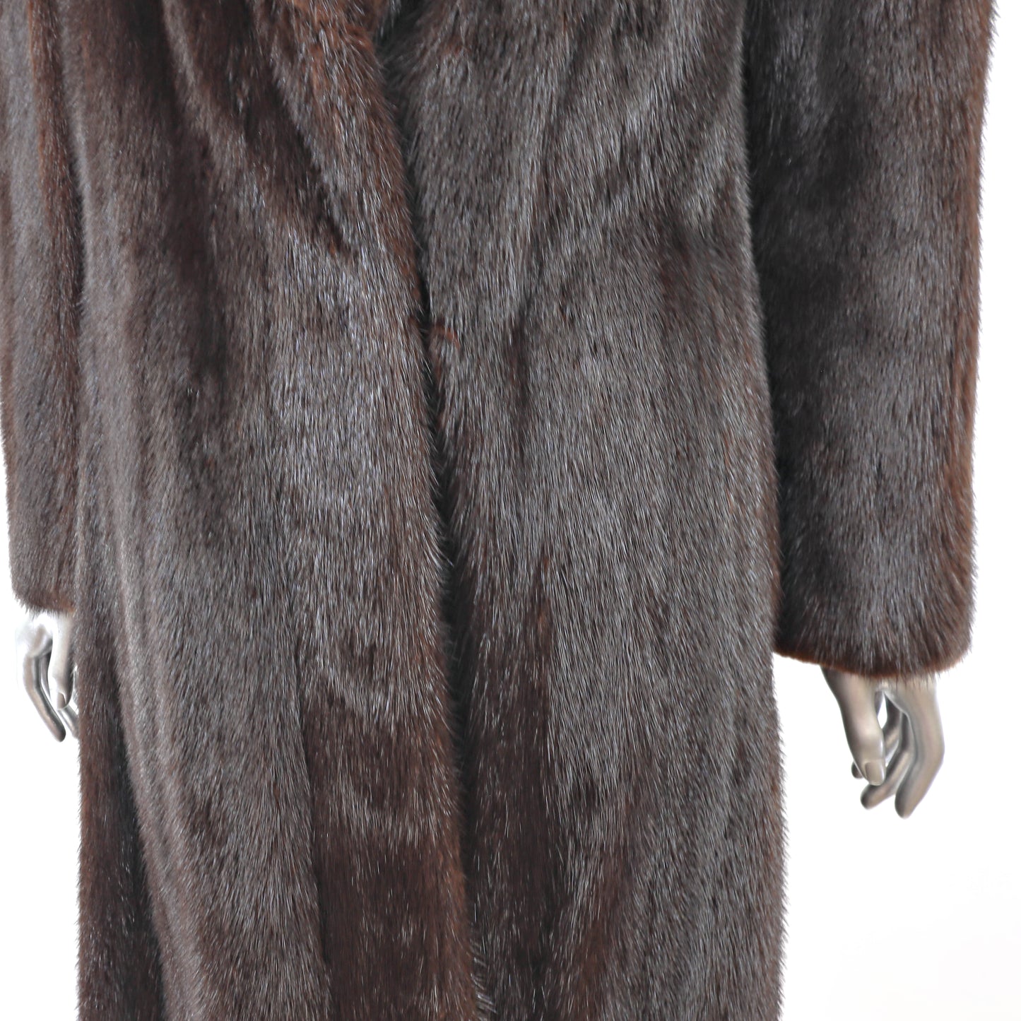 Brown Mink Coat- Size M