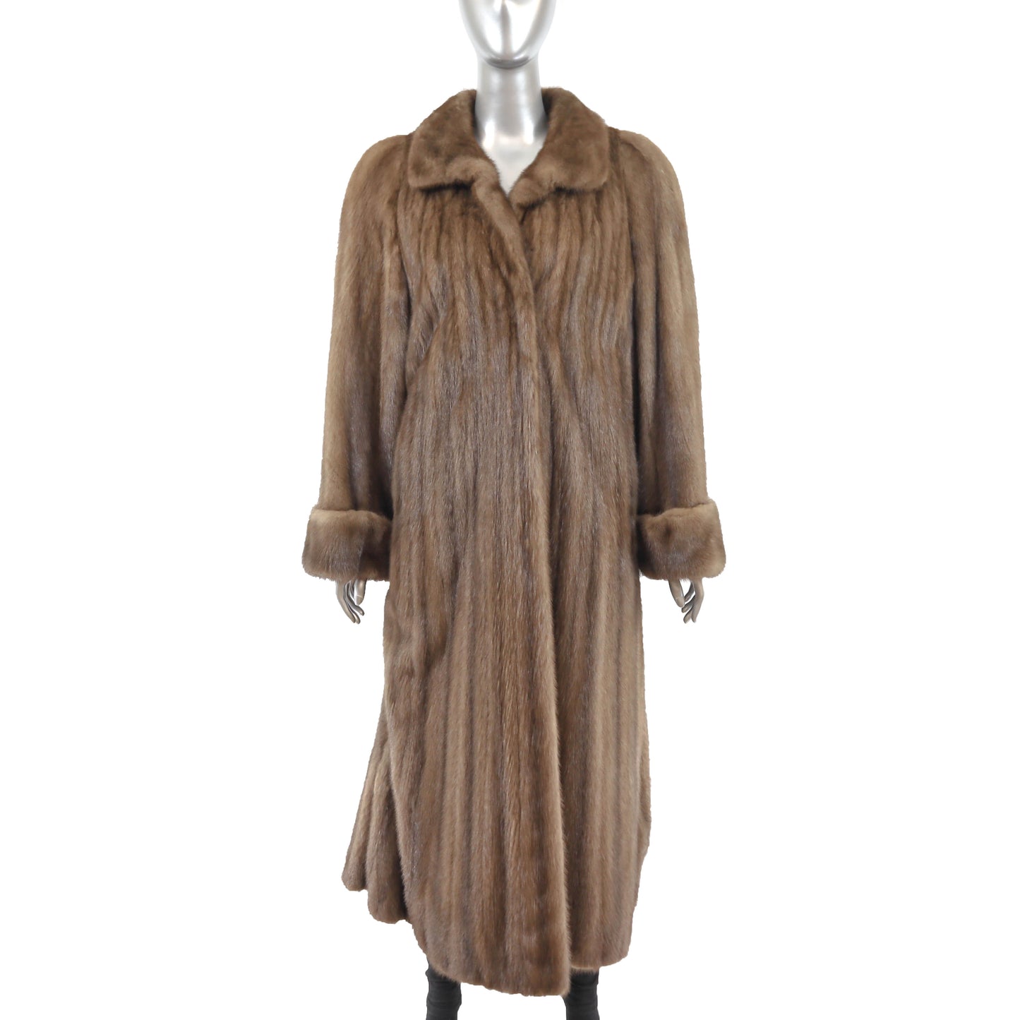 Light Brown Mink Coat- Size M