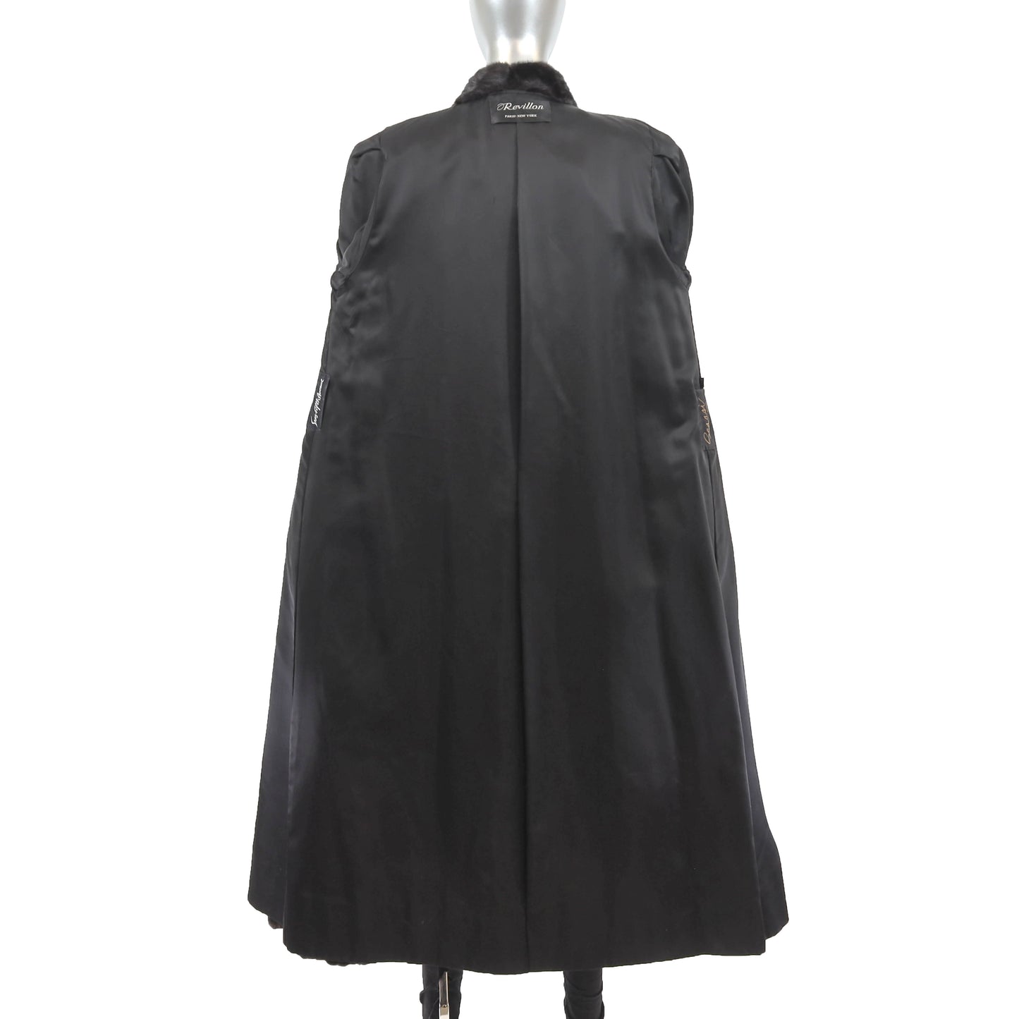 Revillon/ Saks Fifth Avenue Black Mink Coat- Size M