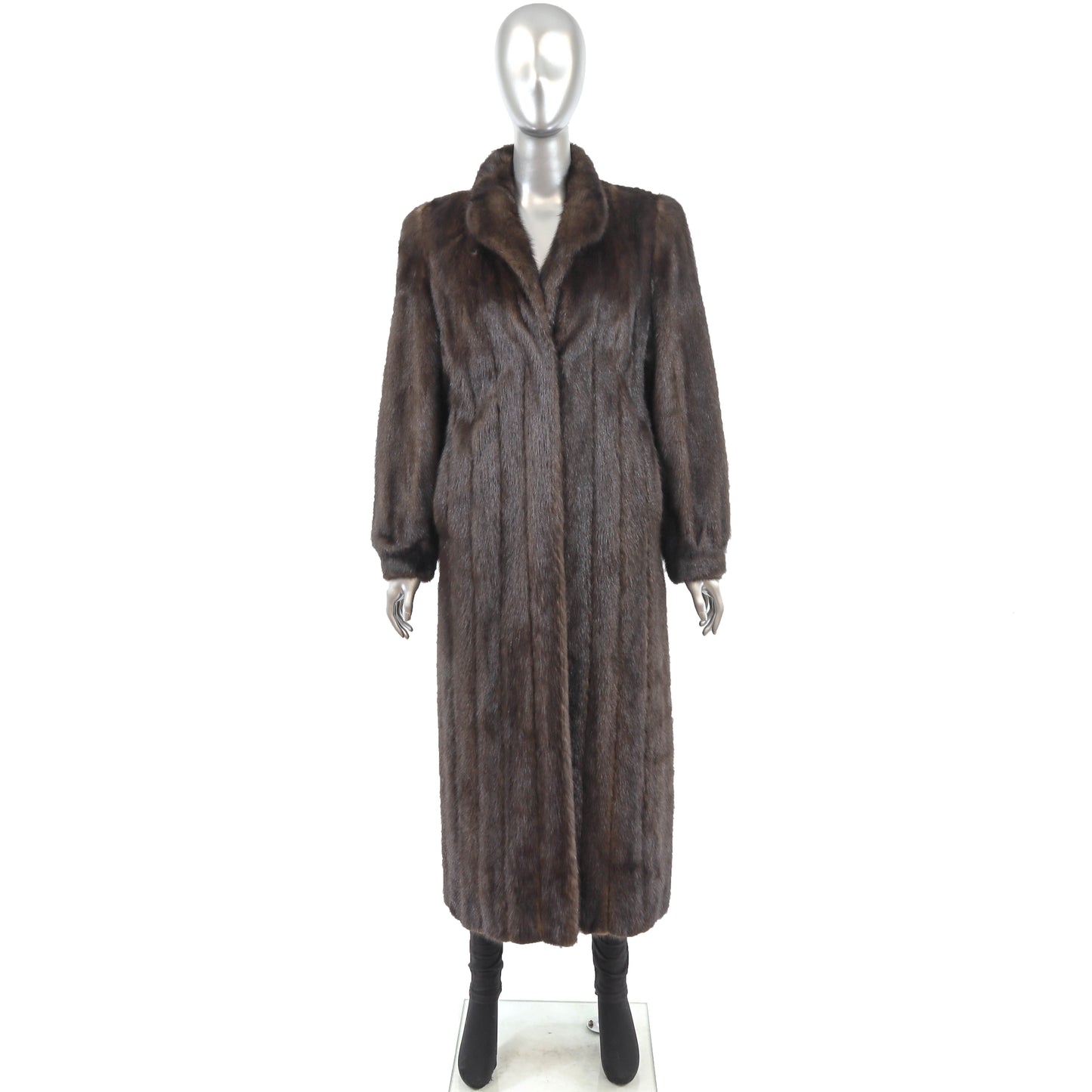 Brown Mink Coat- Size M