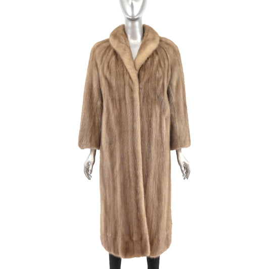 Light Brown Mink Coat- Size M