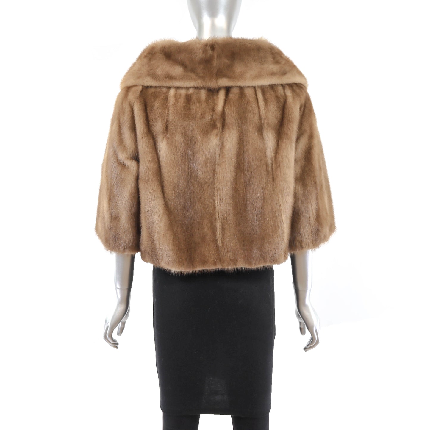 Light Brown Mink Jacket- Size M