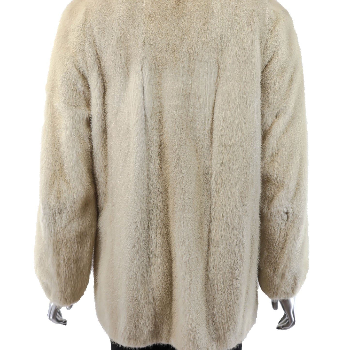 Beige Mink Jacket- Size S