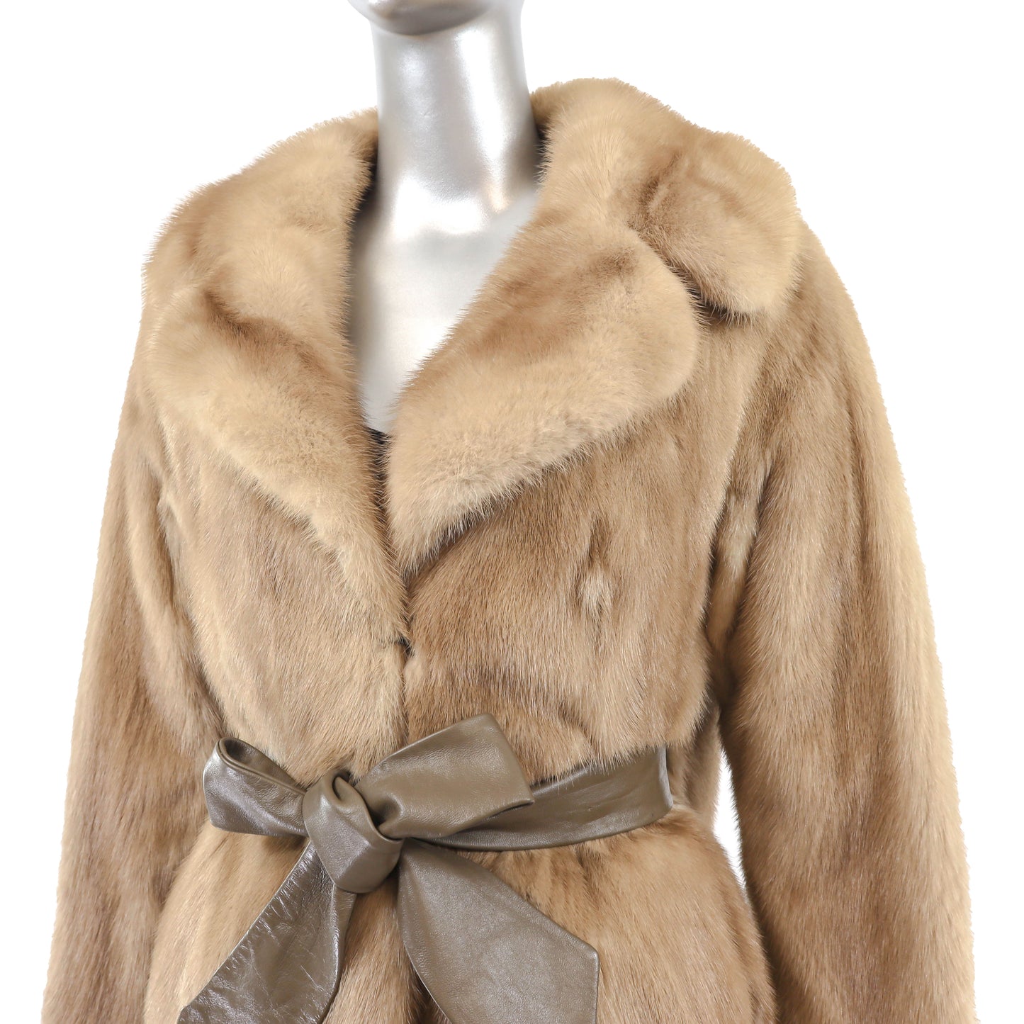 Light Brown Mink Jacket- Size M