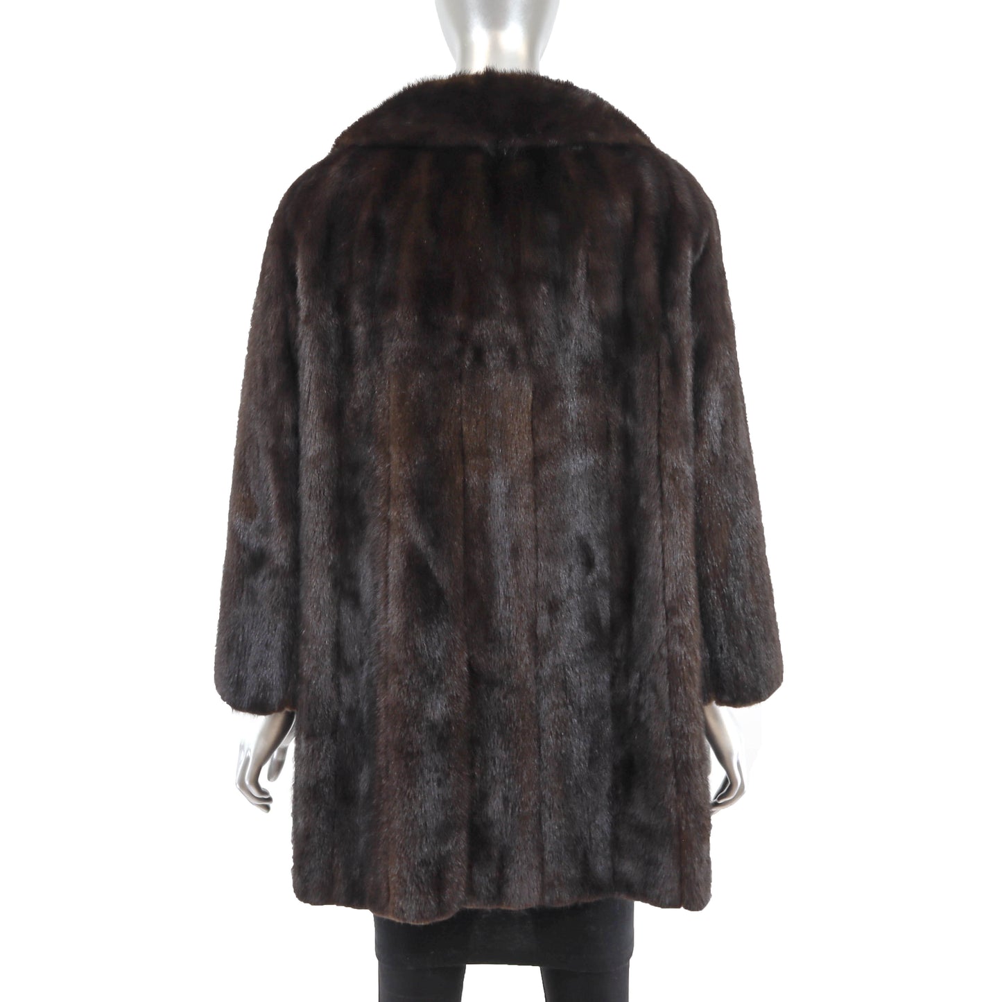 Brown Mink Jacket - Size XL