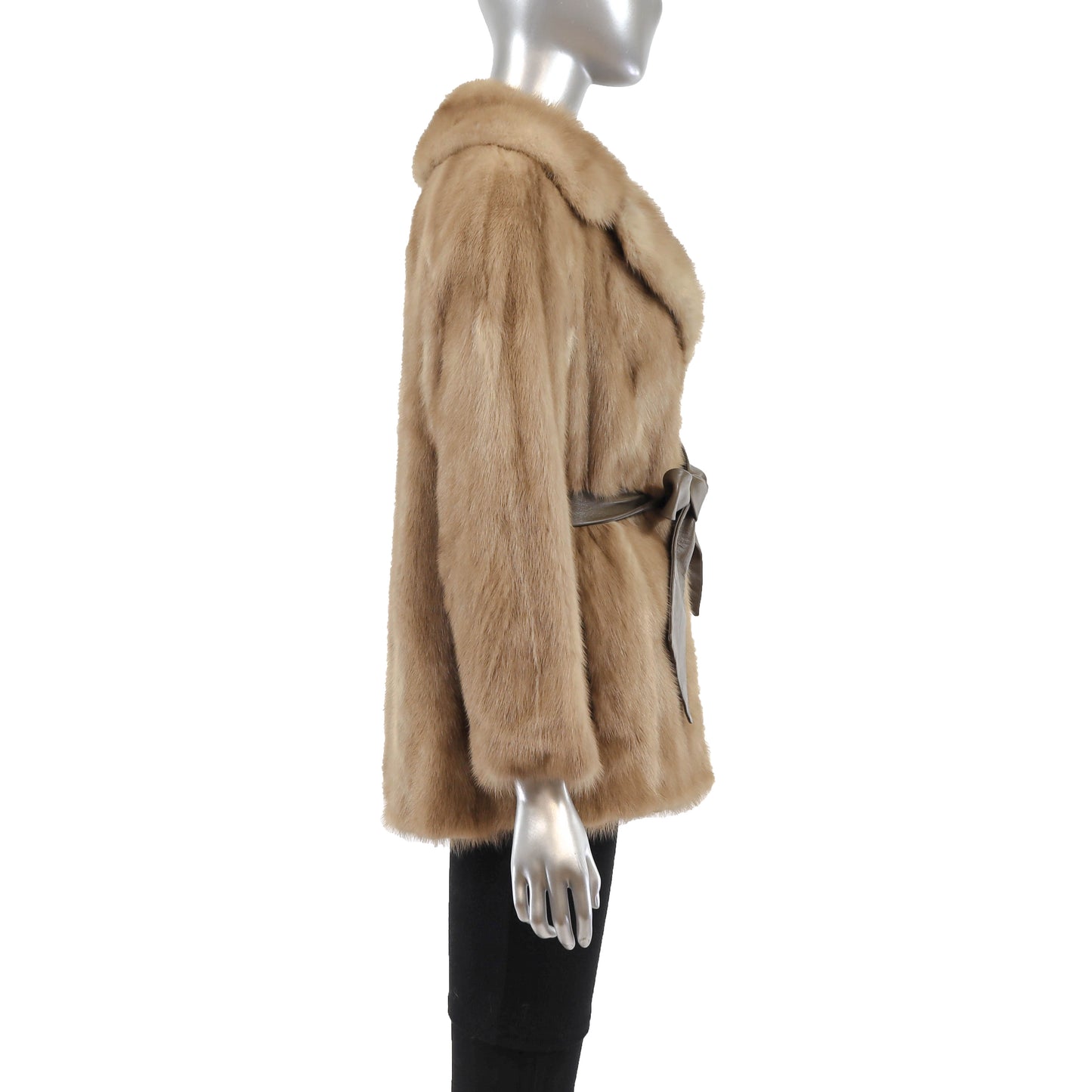 Light Brown Mink Jacket- Size M