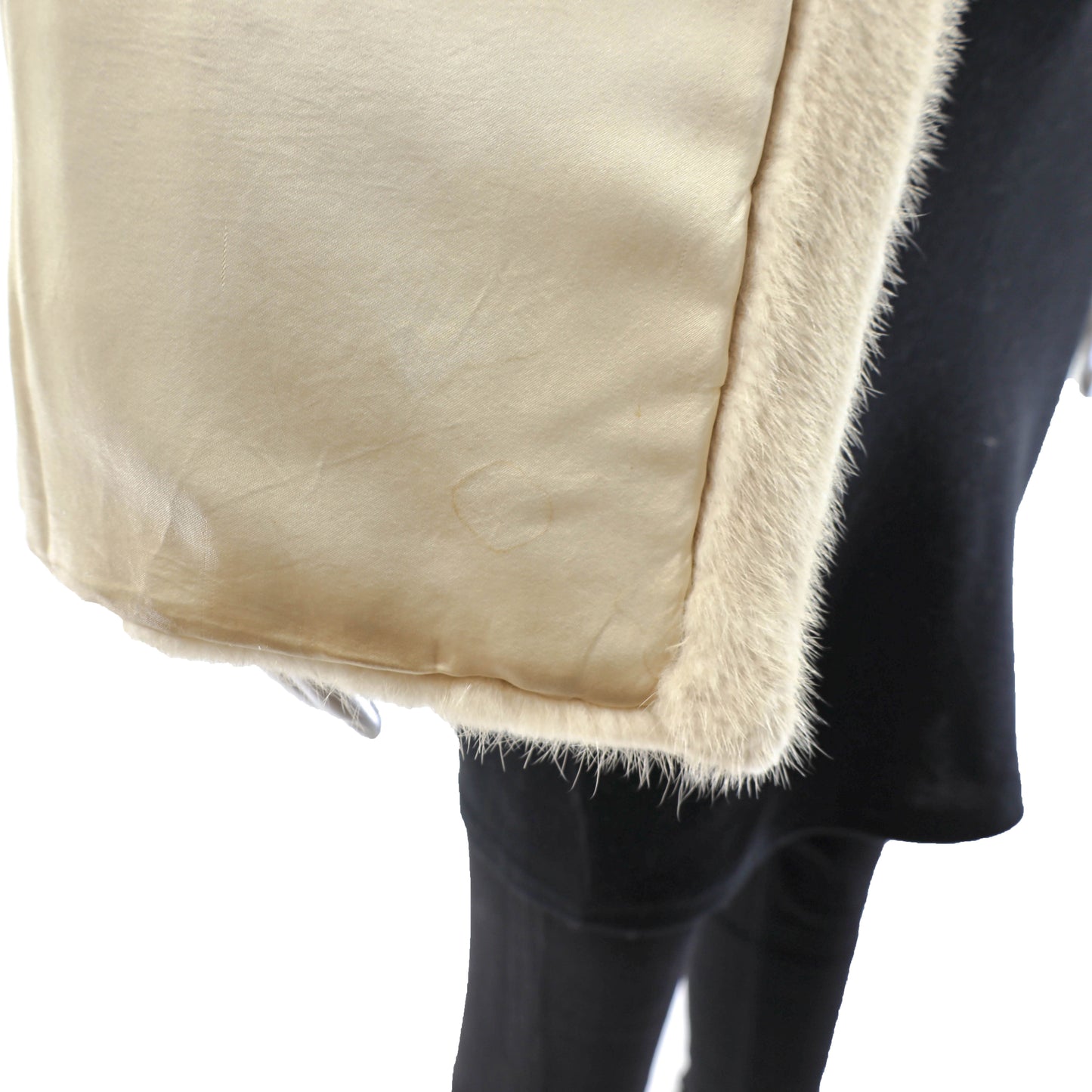 Beige Mink Jacket- Size S