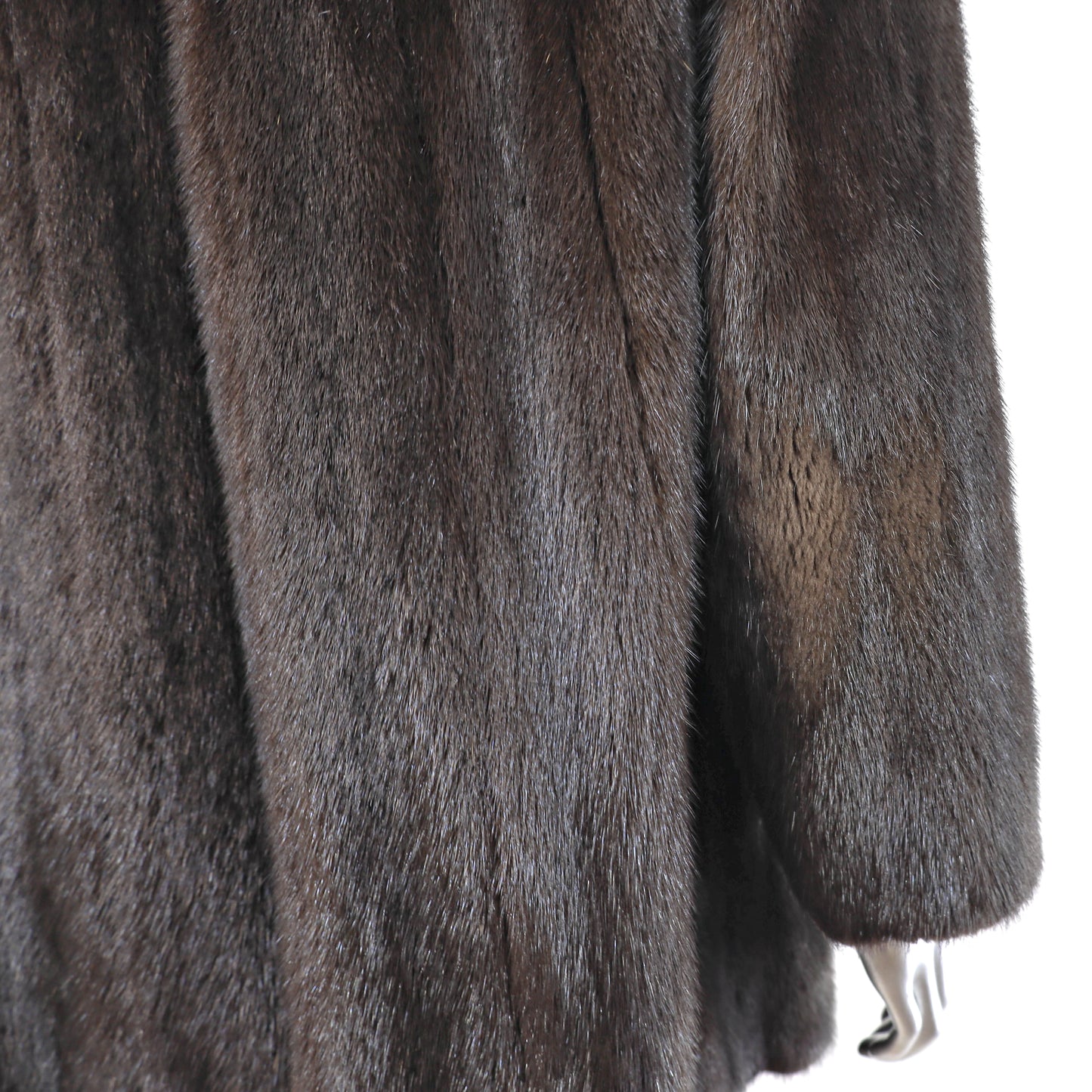 Brown Mink Jacket - Size M