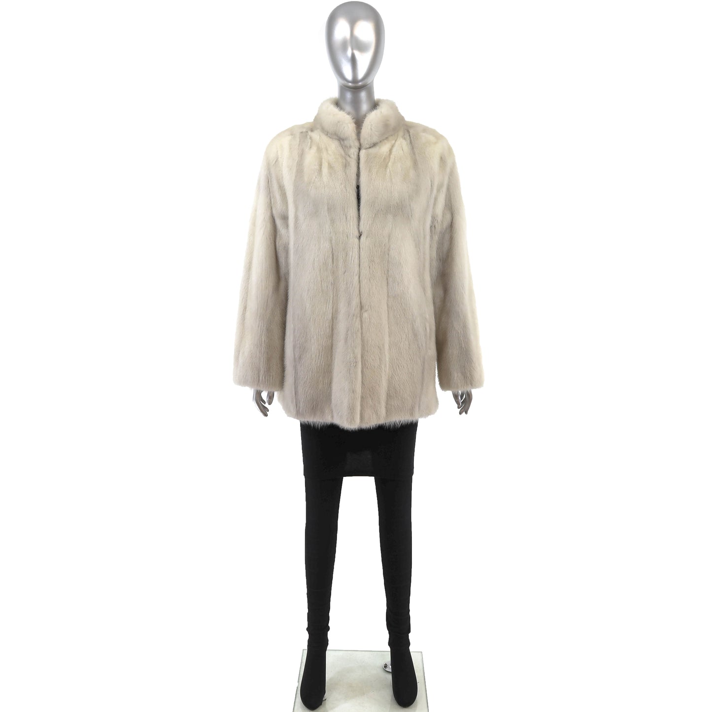 Beige Mink Jacket- Size XL