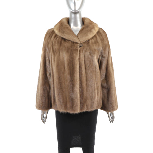 Autumn Haze Mink Jacket- Size M