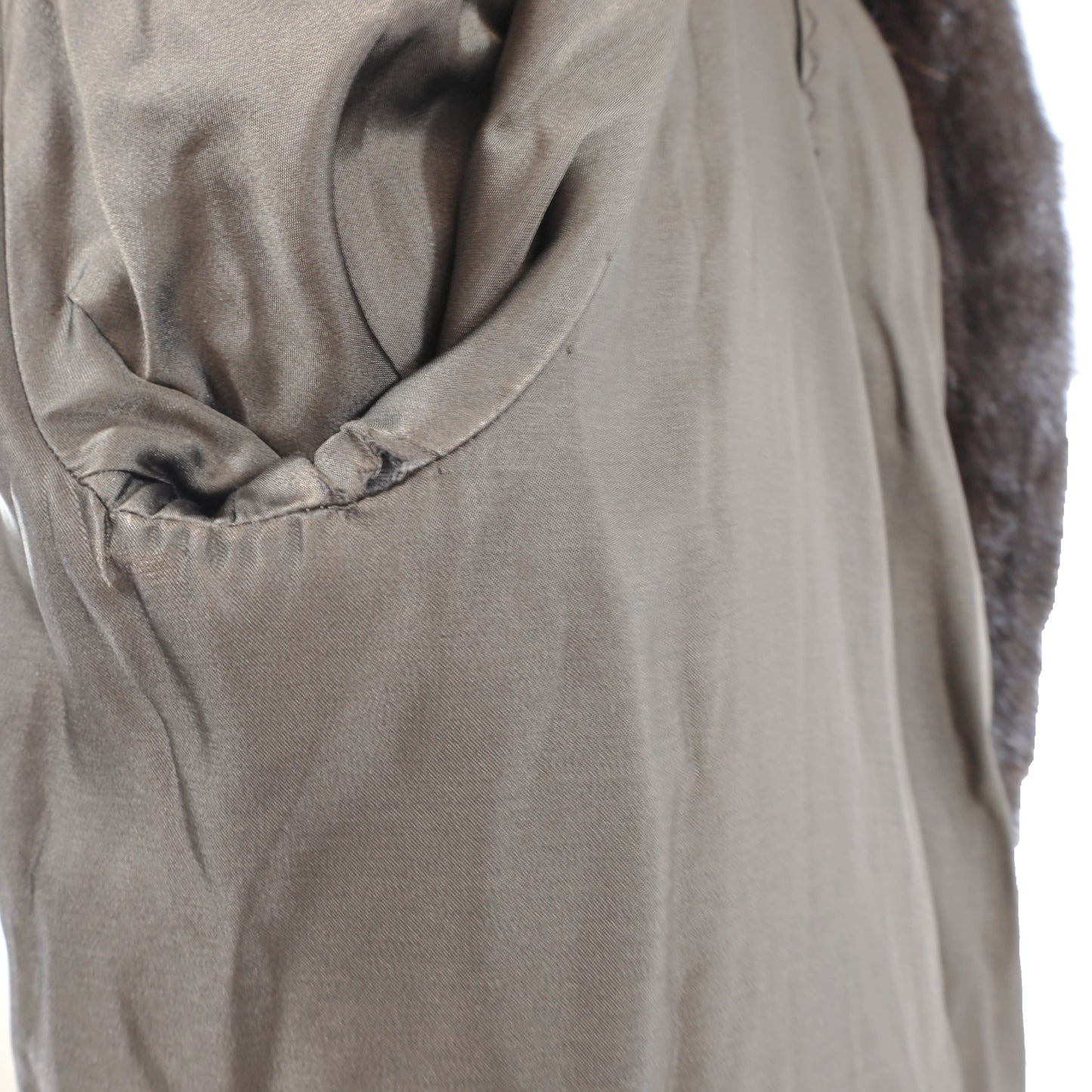 Brown Mink Jacket - Size XL