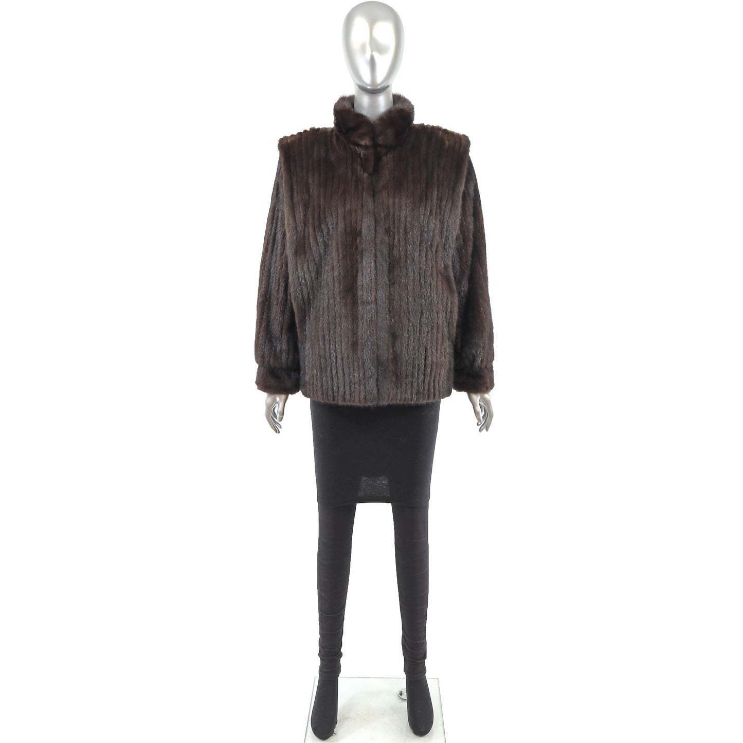 Mahogany Mink Corded Jacket- Size M