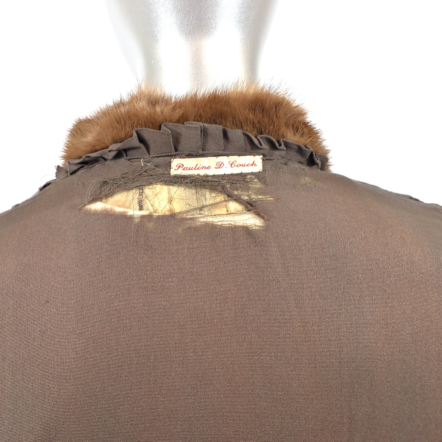 Light Brown Mink Jacket- Size L