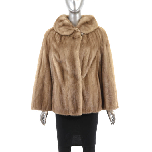 Autumn Haze Mink Jacket- Size L