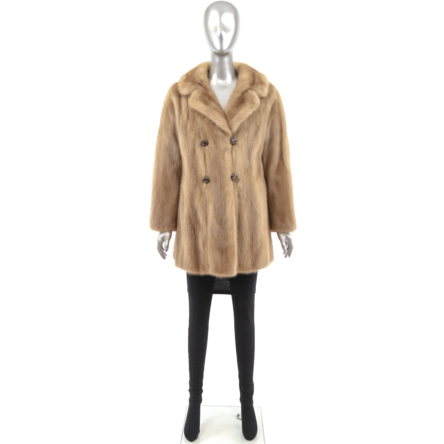 Light Brown Mink Jacket- Size S