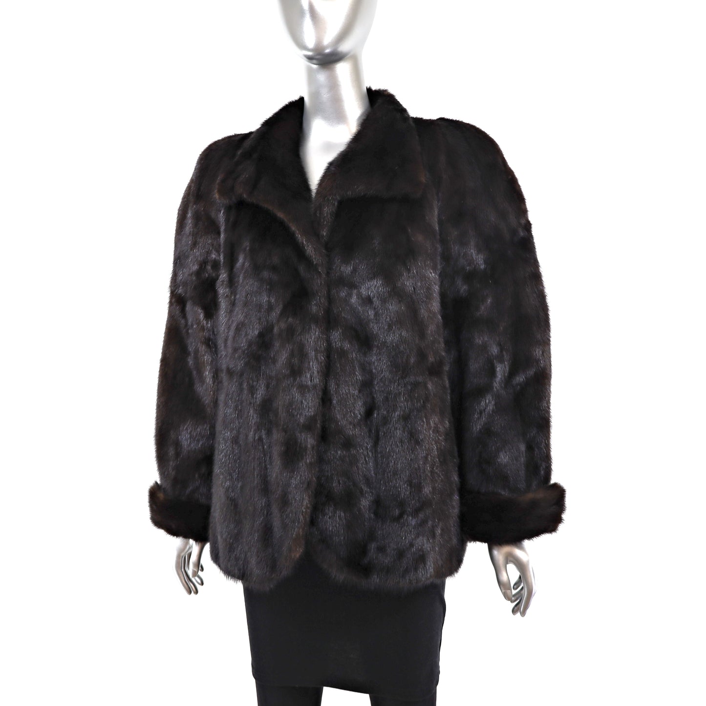 Mahogany Mink Jacket - Size M