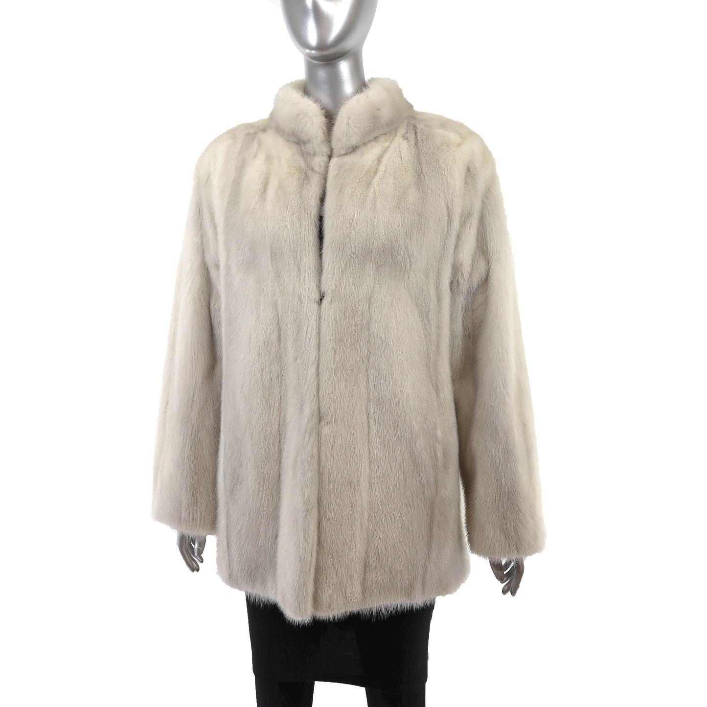 Beige Mink Jacket- Size XL