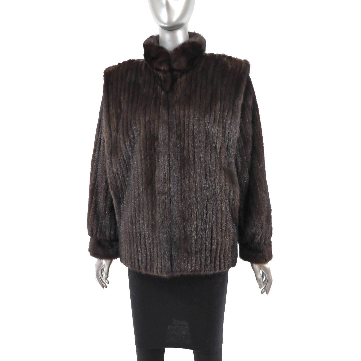 Mahogany Mink Corded Jacket- Size M