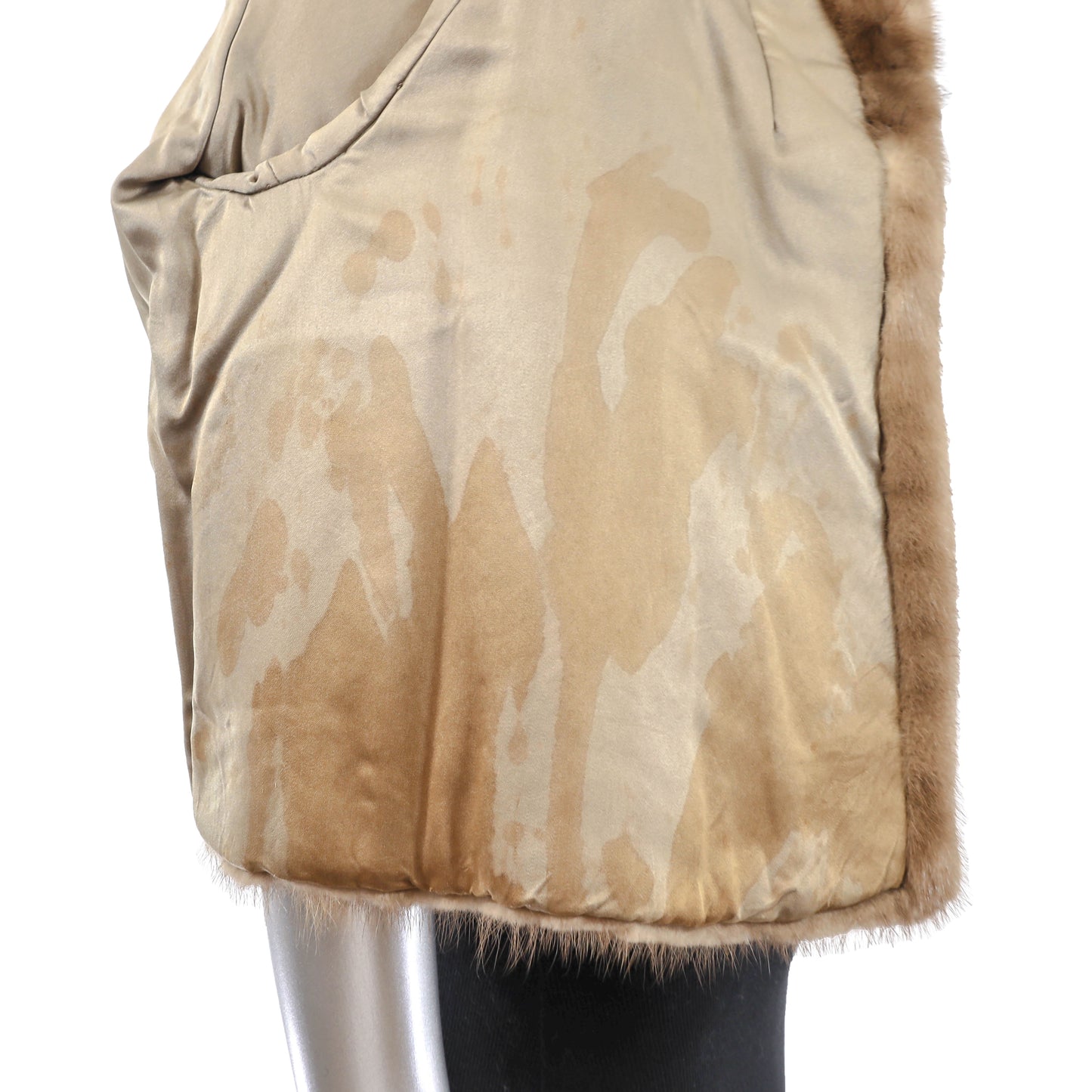 Light Brown Mink Jacket- Size M