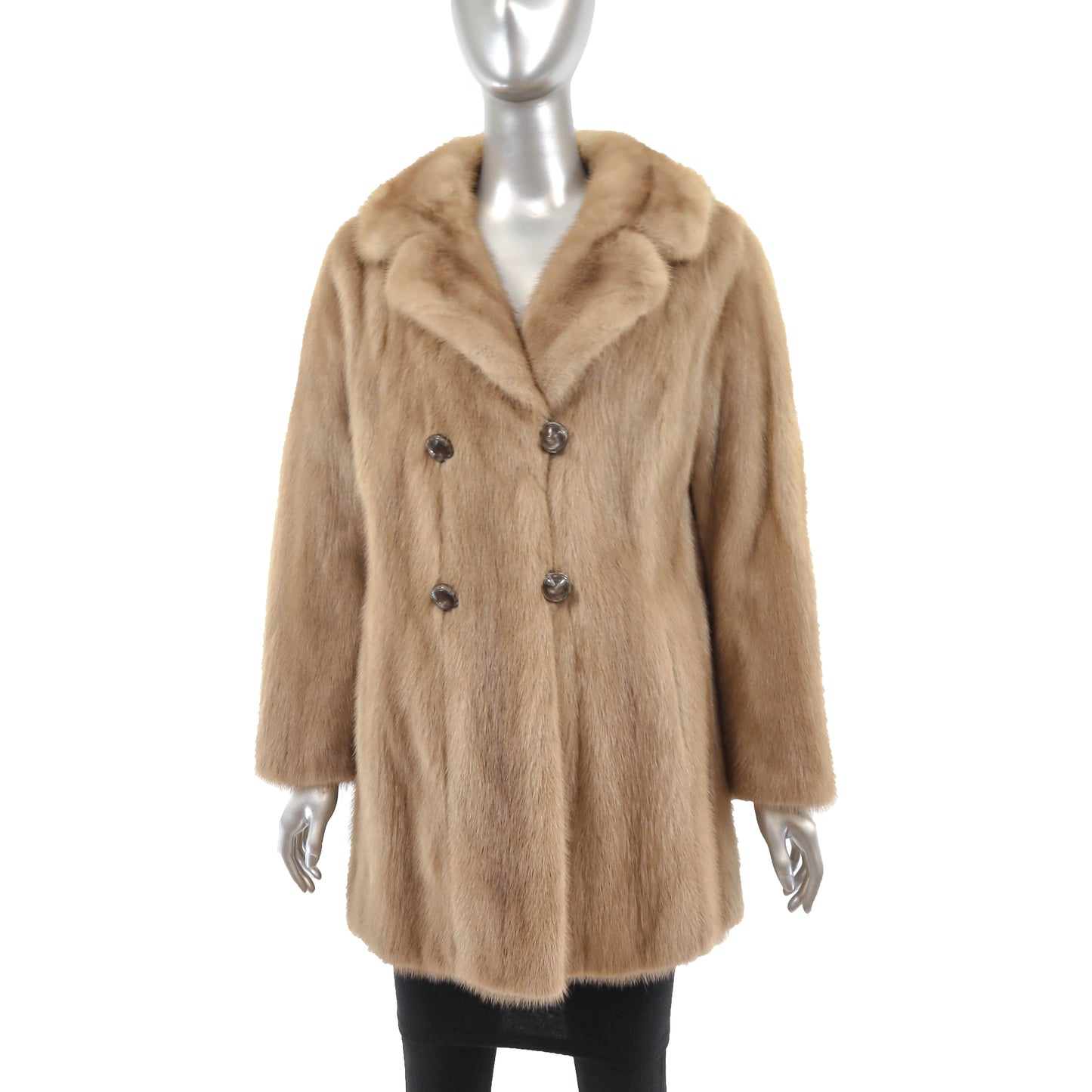 Light Brown Mink Jacket- Size S