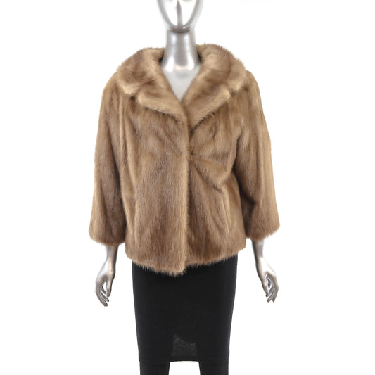 Autumn Haze Mink Jacket- Size M-L