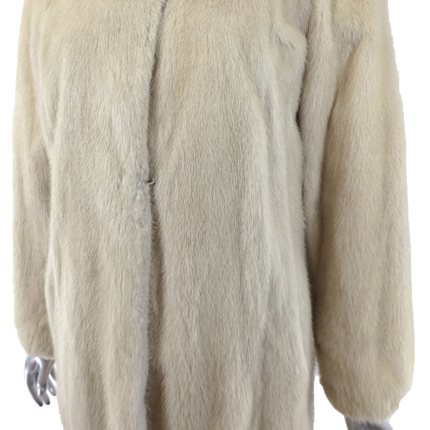 Beige Mink Jacket- Size S