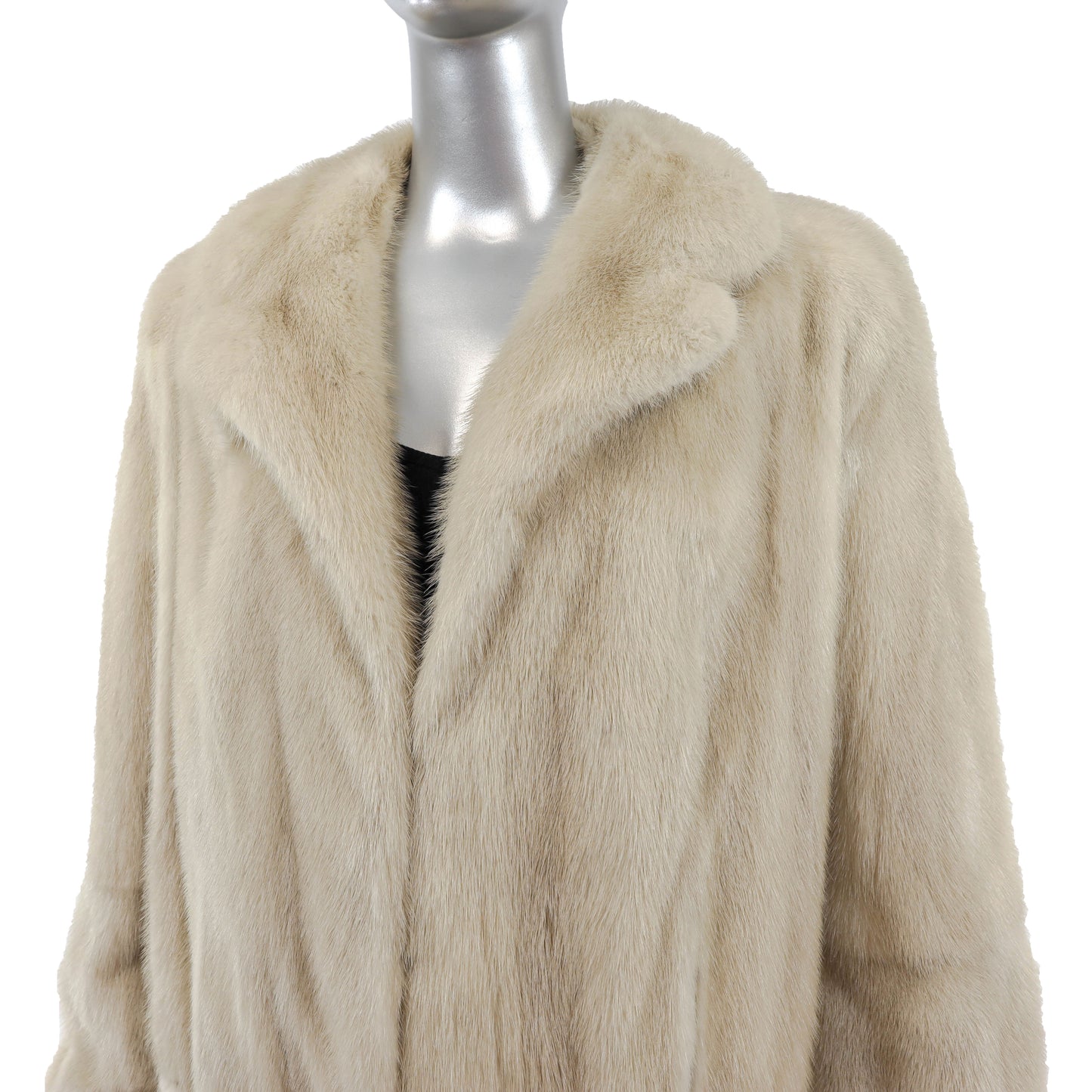 Beige Mink Jacket- Size M