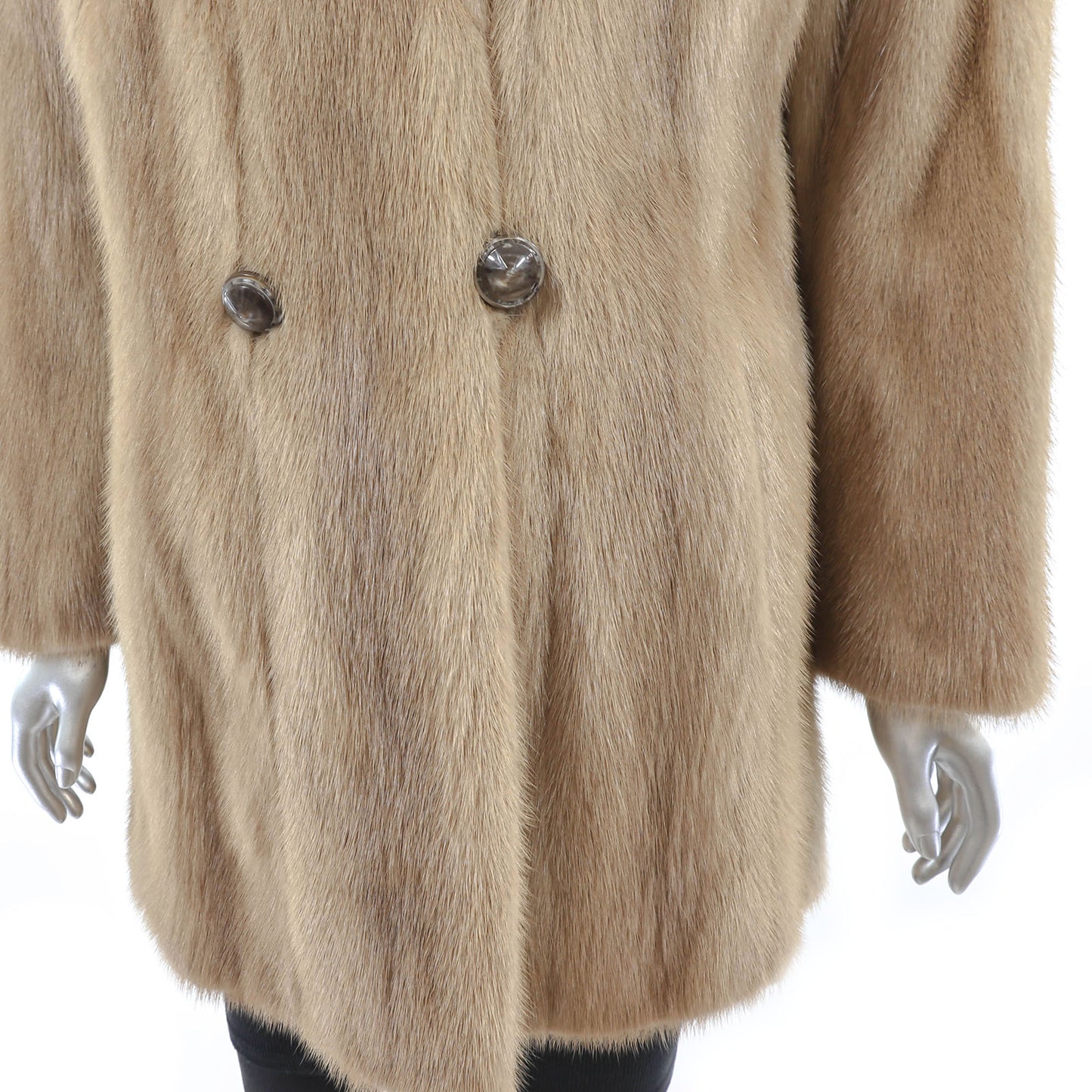 Light Brown Mink Jacket- Size S