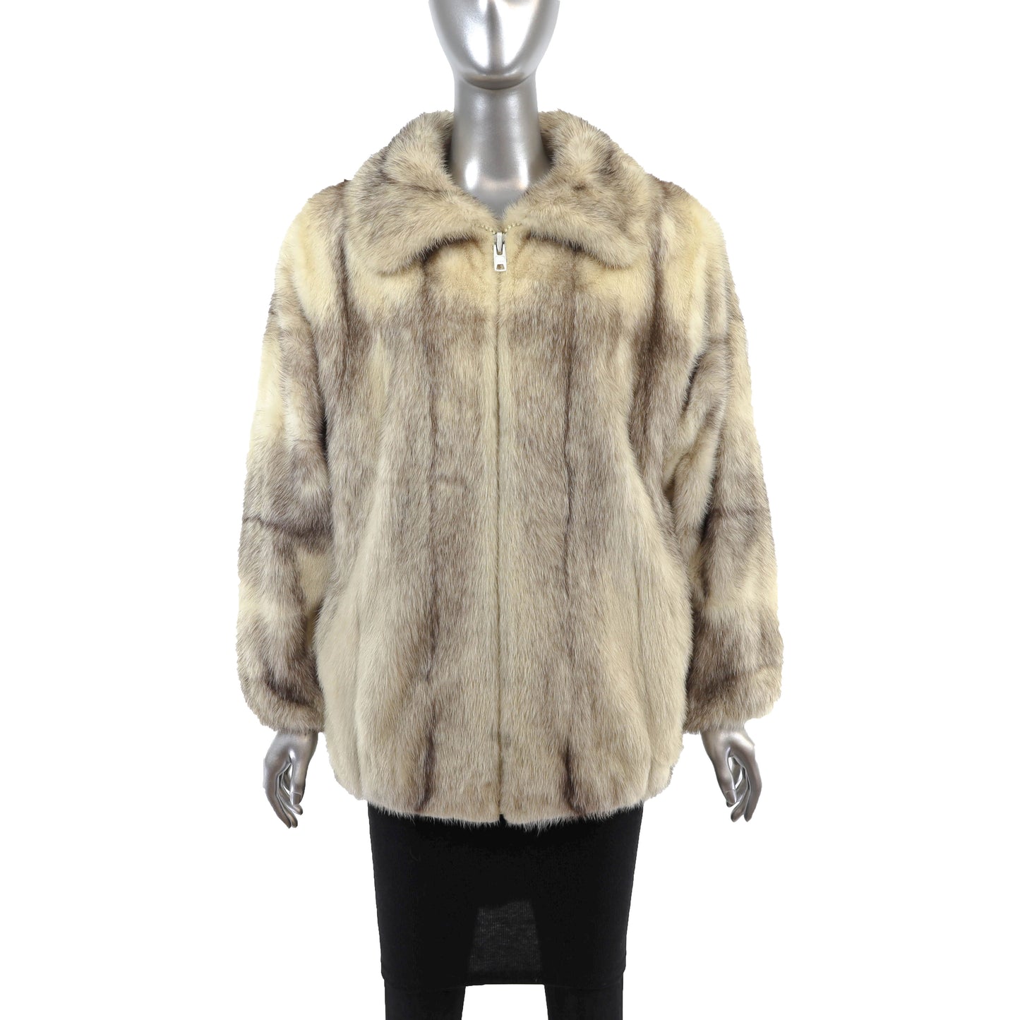 Cross Mink Jacket- Size L