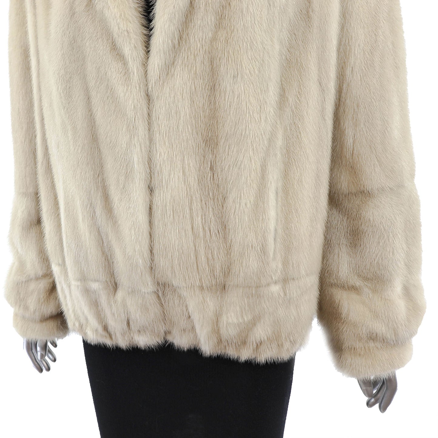 Beige Mink Jacket- Size M