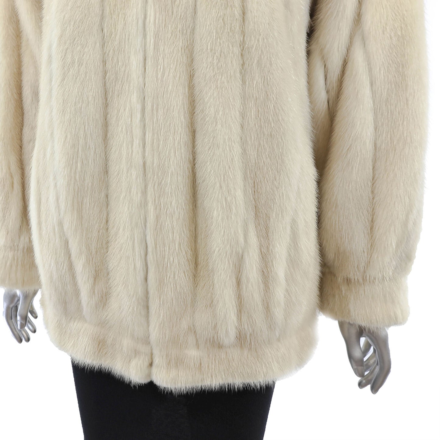 Beige Mink Jacket- Size S