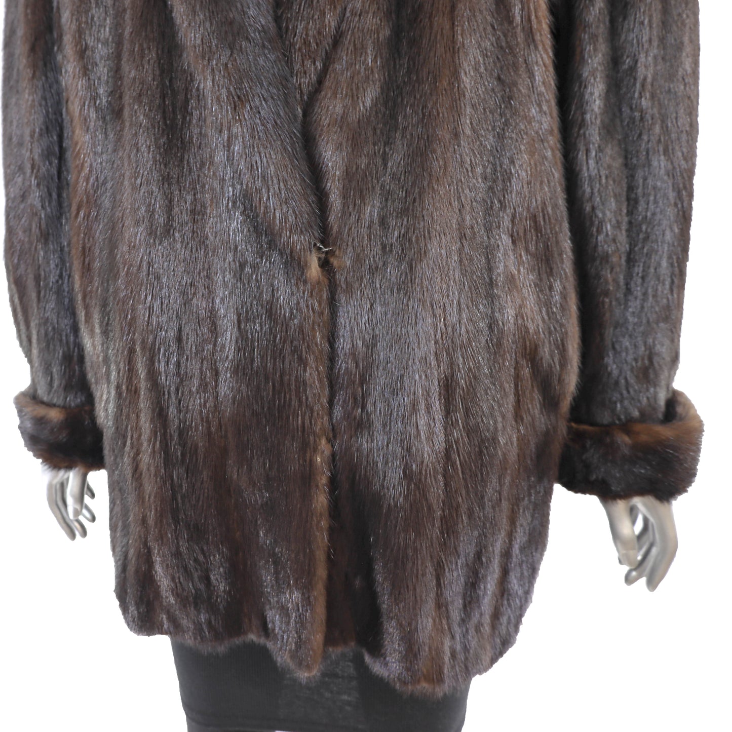 Mahogany Mink Jacket - Size M