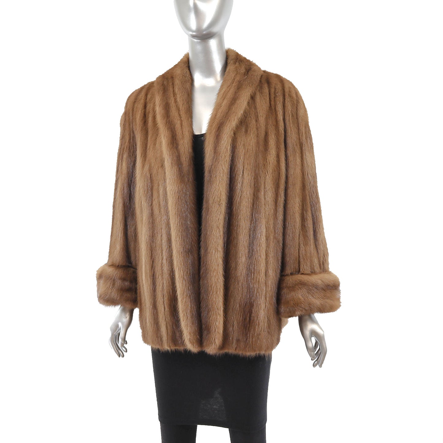 Light Brown Mink Jacket- Size L