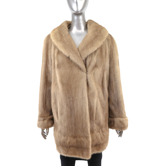 Pastel Mink Jacket- Size XL