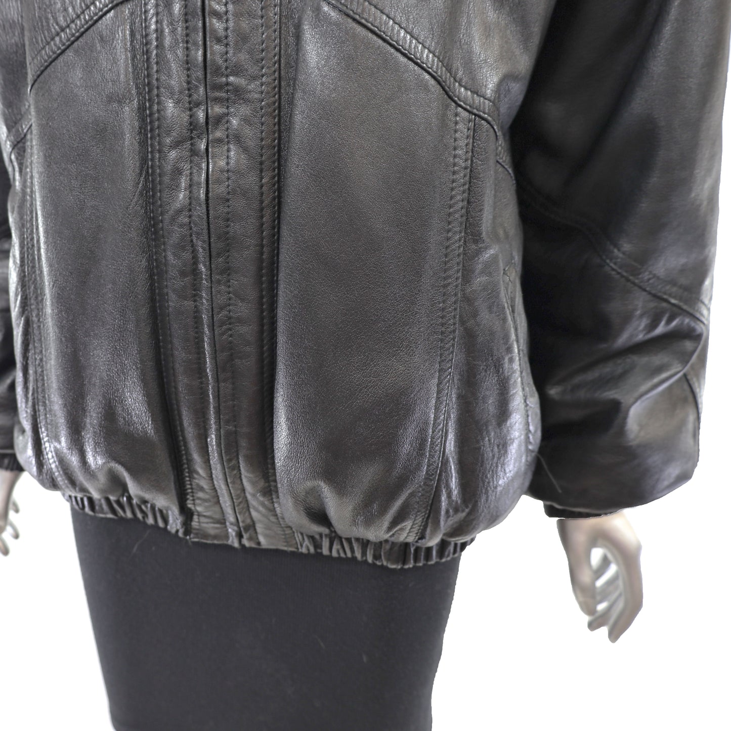 Section Mink Jacket Reversible to Leather- Size L