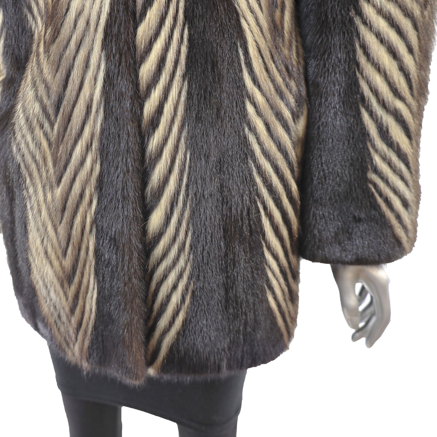 Brown Mink Jacket- Size M