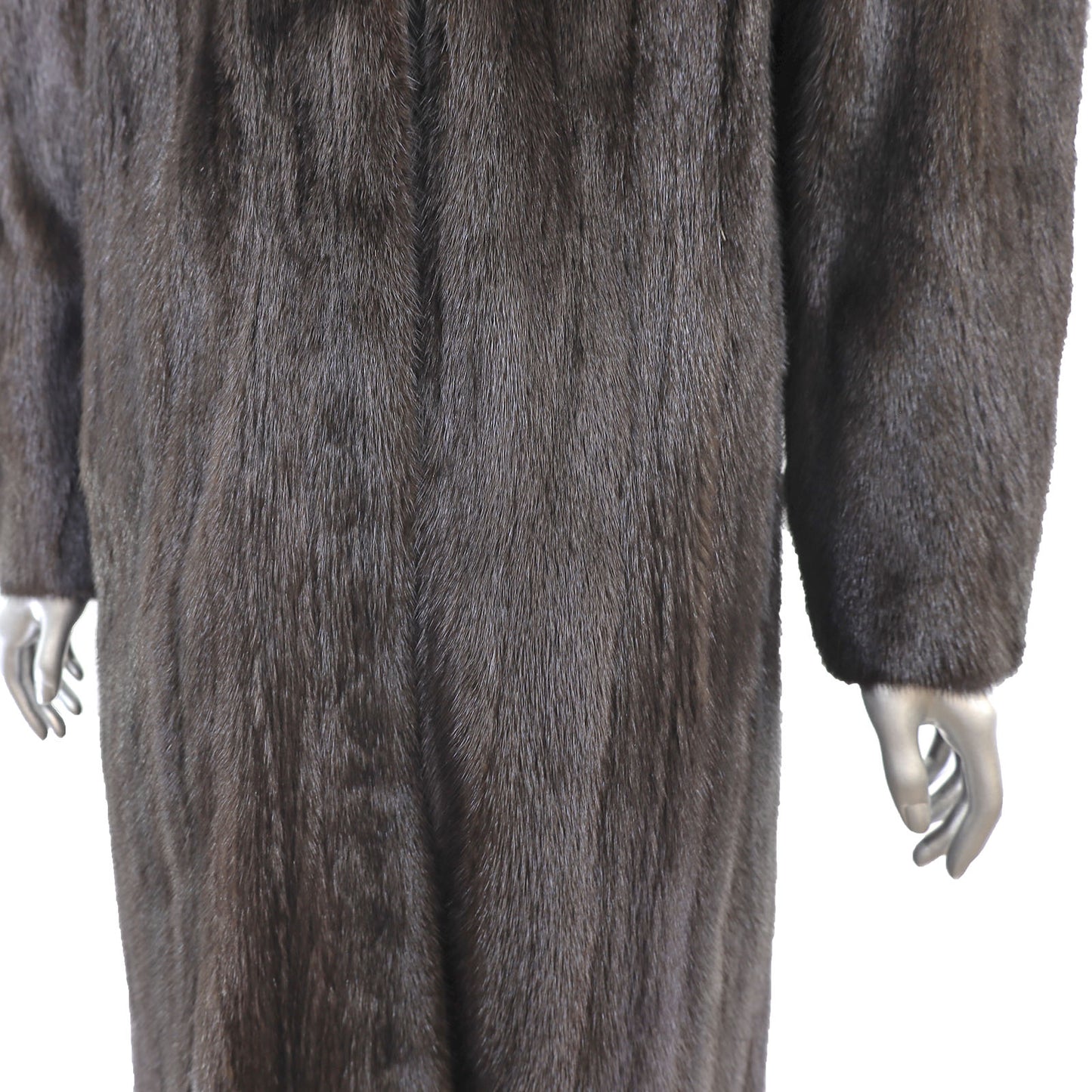 Dark Brown Mink Coat- Size L