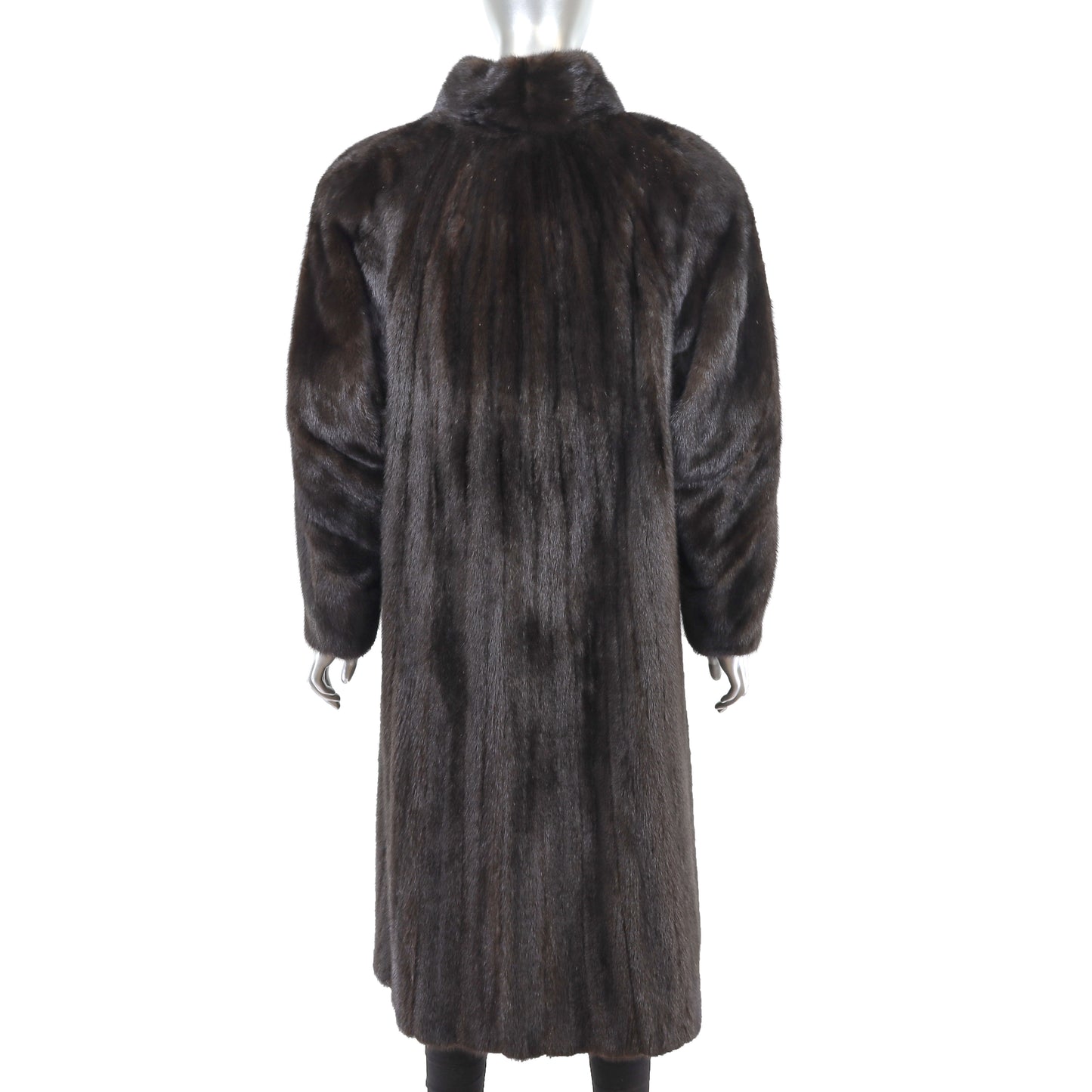 Dark Brown Mink Coat- Size L