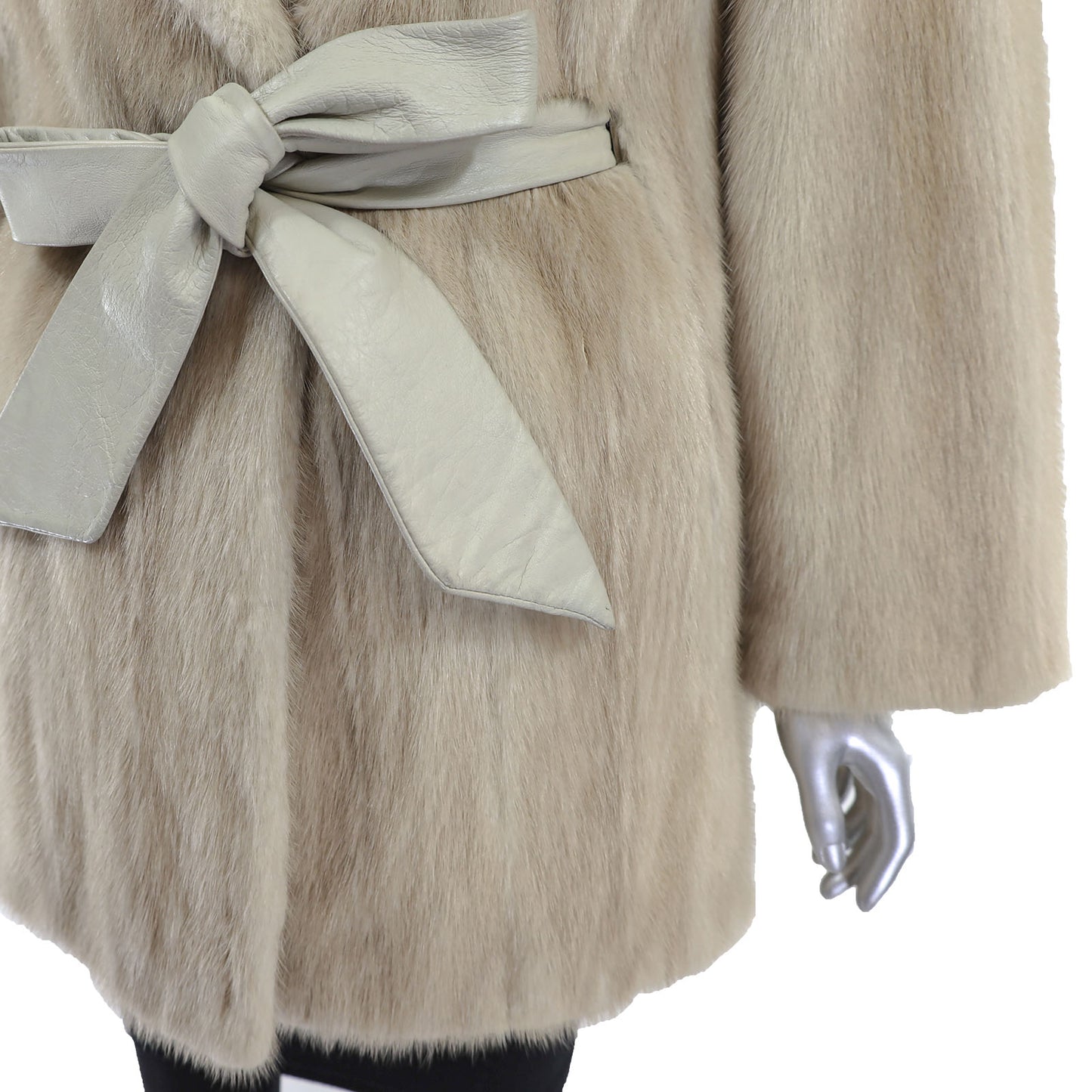 Beige Mink Jacket- Size XL